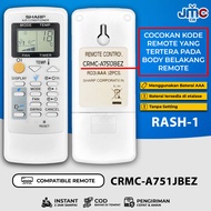 Remote AC SHARP CRMC-A746JBEZ CRMC-A751JBEZ CRMC-A791JBEZ CRMC-793JBEZ CRMC-A790JBEZ CRMC-A820JBEZ C