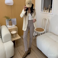 Customized Stretch Jeans Ankle-Length Trousers With Pockets Girls Women's Pants FW Beauty Clothes D5