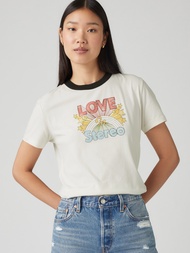 เสื้อยืดผู้หญิง Levis® Womens Graphic Iconic Ringer T-Shirt