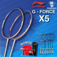 Raket BADMITON bulutangkis LiNing G-Force X-5 ORIGINAL / G FORCE X5