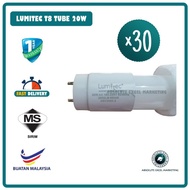 30 PCS X LUMITEC 20W T8 LED Tube-Daylight(6500K)-2000LM-4 Feet/1200MM-SIRIM