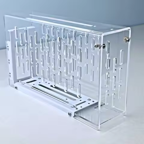 eGPU Laptop External Graphics Card Metal Bracket Base + Acrylic Frame Video Cards GPU Dock Holder fo