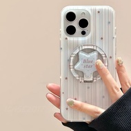 Star Folding Magnetic Bracket Samsung S26 S25 S24 S23 Ultra S22+S21 FE A22 A52S Shock-Resistant Phon
