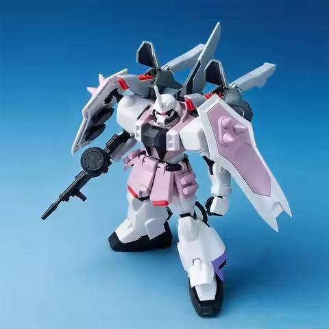 Hg 1/144 Zgmf-1001/M White Blaze Zaku Phantom Action Figures Assembling Mech Model Toys Desktop Deco