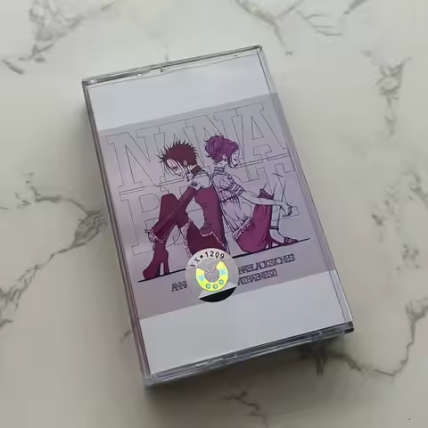 Japanese Pop Music Cassette, Classic Character Illustration Cover, Retro Walkman Compatible Popular 
