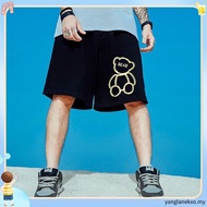 M-7XL Men Short Shorts Men's Clothing Pants Ready Stock Plus Size Black Youth Boy Drawstring Shorts 