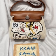 Ffg ffg Special OfferKorean Version Homemade ins Retro remake Mickey Minnie Crossbody Bag mini herba