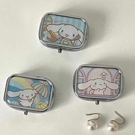 medicine pill box pill box Sanrio Big Ear Dog Jade Poodle Pill Box Mini Portable Packing Box Exquisi