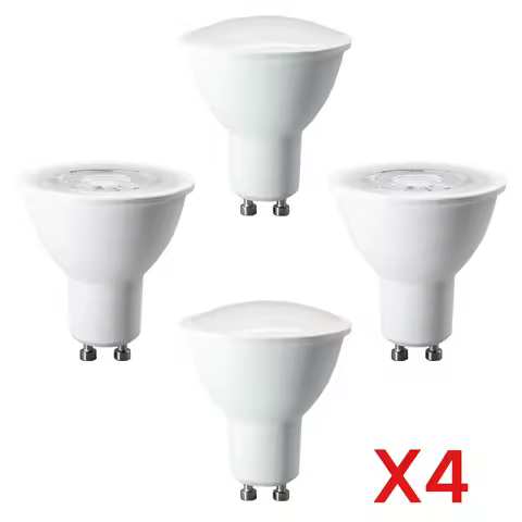 4PCS GU10 LED Spotlight Bulb lamps 3W 5W 6W 7W 8W 9W LED Light No flicker daylight white lighting 40