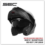 sec revolt version 2 & 3, atomik & kuiper modular & dual visor helmet