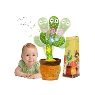 MIAODAM Moving Toy Cactus Toy Dancing Cactus Talking Plush Toy Moving Cactus Volume Control Dancy