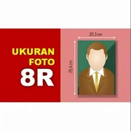 8R size photo printing (package of 2 photos)