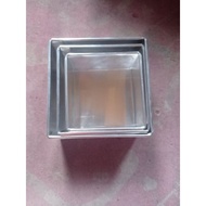 1 set of 3-tier layered cake pans, size 12,/ 14, 16x7