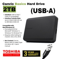 Toshiba Canvio Basics/Partner Portable Hard Drive | 1TB 2TB 4TB Toshiba External hard disk