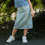 LEWIS EMMA - Long Denim Skirt (2-14 Tahun) Rok Jeans Anak Perempuan / Bawahan Panjang