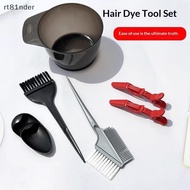 rt 7Pcs Hairdressing Brushes Bowlb Clips Salon Hair Color Dye Tint Tool Set Hair Coloring Bleaching 