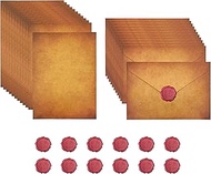 36 Pieces Vintage Letter Paper with Envelopes, Writing Utensils Including 12 Vintage Paper Envelopes