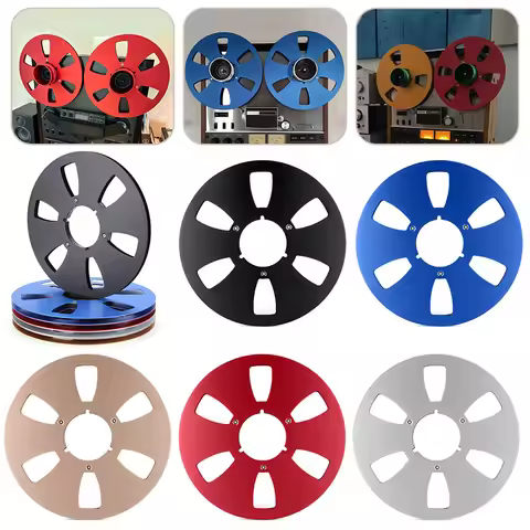 10.5 Inch Empty Cassette Player Rack Bending-resistance 6 Hole Wear-resistant Replacement Accessorie