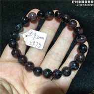 【好康】石榴石與藍閃石共生體 水晶手錬天然水晶 兼有兩種水晶的功效