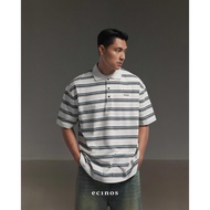 ECINOS Man - Iver Striped Cotton Rugby Shirt | Men's Tops | Men's t-shirts | Men's T-Shirts | Men'sP