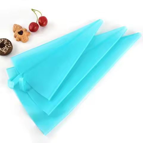Reusable Silicone Pastry Bag Piping Cake Decorating Tools DIY Cupcake New Pastry Bags Kitchen Cakes 