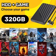 Harddisk + PC Game Installer (320GB/500GB/1TB) Request Your Games | Custom External HDD For Windows