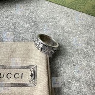 👍🏻Gucci 古馳 925銀 虎頭窄邊 戒指 男女同款 情侶款