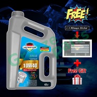 4L - Münster 10W40 API-SN Semi Synthetic Munster Engine Oil Lubricant (Free Mileage Sticker + Free G