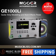 Mooer GE1000Li Guitar Amp Modelling and Multi Effects Pedal with Touch Screen & Built In Battery