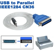 USB to Parallel IEEE 1284 Printer Adapter Cable PC (Connect your old parallel printer to a USB port)