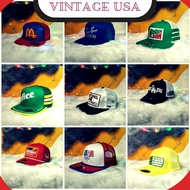 USA Designs Viral Vintage Trucker Cap / Mesh Snapback Cap