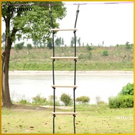 Gepnoo Kids Children Outdoor Fun Play Ladder with 2 Metal Hooks 59.06 x 11.81inch