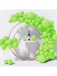 130個綠色氣球，不同尺寸（45.72厘米，30.48厘米，25.40厘米，12.70厘米）氣球花環拱門裝飾套件，適用於生日派對、畢業典禮、嬰兒淋浴、婚禮、節日裝飾和紀念日（綠色氣球）