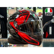AGV K3 Compound Red Helmet