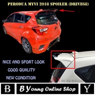 PERODUA MYVI 2018 NEW MYVI SPOILER (68) (DRIVE68) (D68) FIBERGLASS SKIRT LIP BODYKIT (FIBERGLASS)