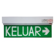 ECONLITE Slimline Design For Elegant Look Self-Contained Emergency Keluar Sign