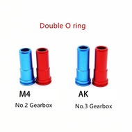 in stock Different Styles AEG Aluminum Alloy Push Nozzle for AEG M4/AK/Kublai/No.2/3 Gearbox Toy Acc