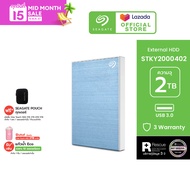 📣 [ สินค้าขายดี ] SEAGATE EXTERNAL HDD One Touch HDD with Password / 2TB / 2.5" (ฮาร์ดดิสก์พกพา) * 🆓 บริการกู้ข้อมูล