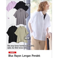 UNIQLO RAYON BLOUSE WITH PDK SLEEVES