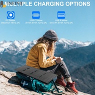 60W Folding Solar Panel with Type-c/USB/DC Ports Portable Solar Panel Charger IP65 Waterproof Batter