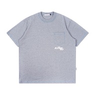 ABOVE AND OVER - MELT MISTY GREY POCKET T-SHIRT