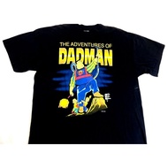 Vintage 90s shirt The Adventures of Dadman Neon 90s Tee Cartoons Comic Books 2XL