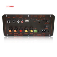 Aitemay DC12V 24V Bluetooth 5.0 bo mạch khuếch đại âm thanh 200W 600W micro kép loa siêu trầm mô-đun