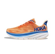 รองเท้าวิ่งชาย Hoka One One Clifton 9 สีส้มสดใส รองเท้า ผ้าใบ ผู้ชาย