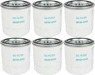 6PCS HH150-32430 HH1J0-32430 Oil Filters For Kubota D722 D902 WG750 WG752 WG972 Grasshopper 321D 325