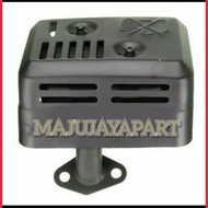 KNALPOT GASOLINE ENGINE HITAM GX160/200