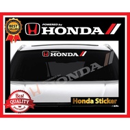 Honda Car Sticker, Honda Wording, Style Sticker, Sticker Murah
