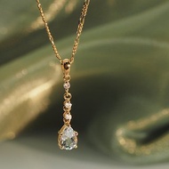 18K金海藍寶石鑽石吊咀 18K Gold The Aquamarine Diamond Drop P