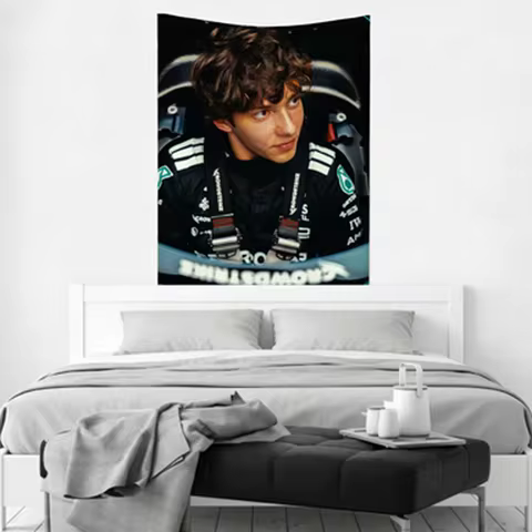Kimi Racing Formula-F1 A-Antonelli Tapestry Wall Decor Baby Room Party Hanging Background Cloth for 