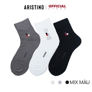 COMBO 3 đôi tất vớ nam cao cổ ARISTINO Bizmen sợi cotton tre kháng khuẩn khử mùi chống hôi - BO.04
